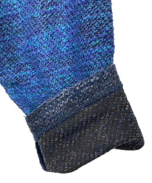 Andy Warhol by HYSTERIC GLAMOUR（アンディーウォーホルバイヒステリックグラマー）Andy Warhol by HYSTERIC GLAMOUR (アンディーウォーホルバイヒステリックグラマー) 切替ニット ブルー×ネイビー サイズ:FREEの古着・服飾アイテム