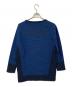 Andy Warhol by HYSTERIC GLAMOUR (アンディーウォーホルバイヒステリックグラマー) 切替ニット ブルー×ネイビー サイズ:FREE：4000円