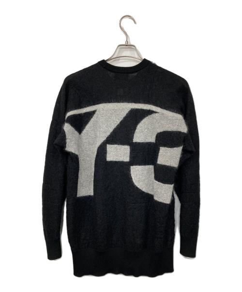 Y-3（ワイスリー）Y-3 (ワイスリー) W CLASSIC SHEER KNIT CREW SWEATER ブラック サイズ:XSの古着・服飾アイテム