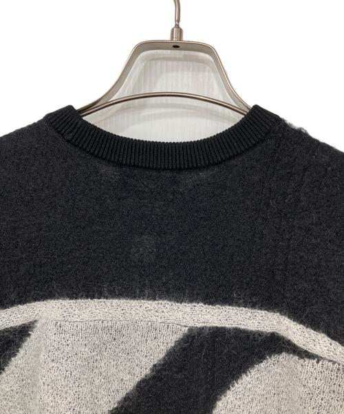 Y-3（ワイスリー）Y-3 (ワイスリー) W CLASSIC SHEER KNIT CREW SWEATER ブラック サイズ:XSの古着・服飾アイテム