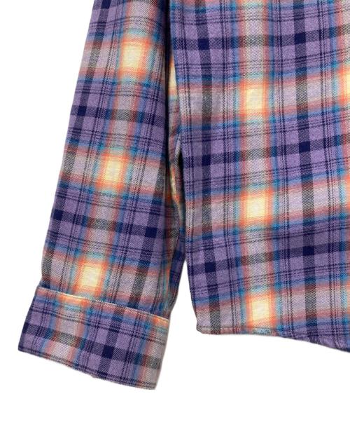 Patagonia（パタゴニア）Patagonia (パタゴニア) ライトウェイト・フィヨルド・フランネル・シャツ パープル サイズ:Lの古着・服飾アイテム