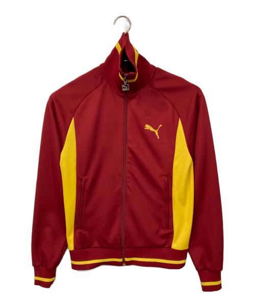 PUMA（プーマ）PUMA (プーマ) トラックジャケット レッド×イエロー サイズ:Sの古着・服飾アイテム