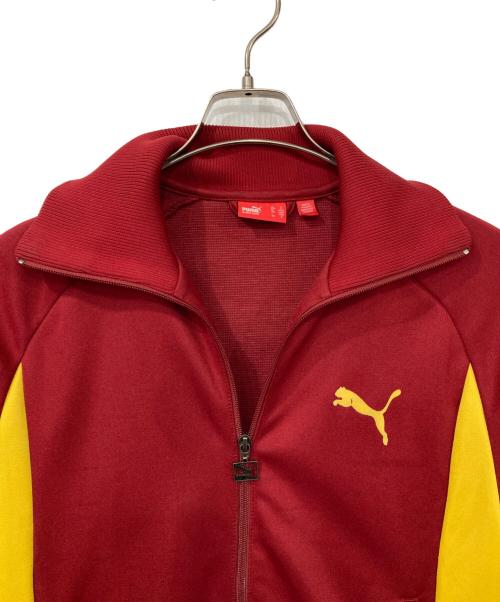 PUMA（プーマ）PUMA (プーマ) トラックジャケット レッド×イエロー サイズ:Sの古着・服飾アイテム
