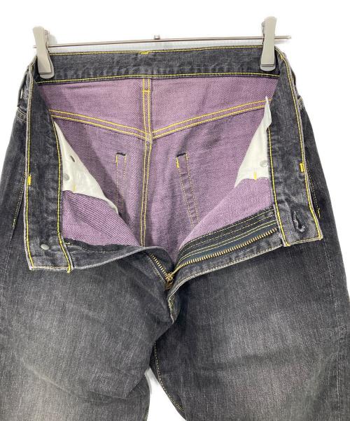 SWAGGER（スワッガー）SWAGGER (スワッガー) 製品染めデニムパンツ グレー サイズ:32の古着・服飾アイテム