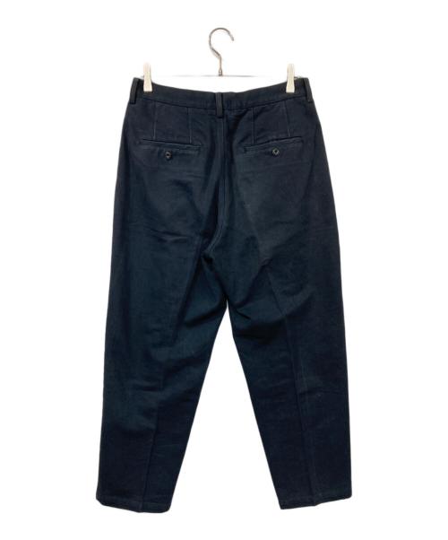 doublet（ダブレット）doublet (ダブレット) SILK CHINO WIDE TAPERED TROUSERS ネイビー サイズ:Lの古着・服飾アイテム