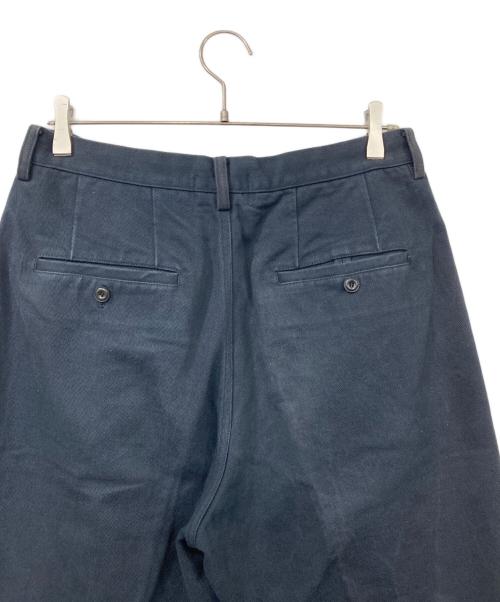 doublet（ダブレット）doublet (ダブレット) SILK CHINO WIDE TAPERED TROUSERS ネイビー サイズ:Lの古着・服飾アイテム
