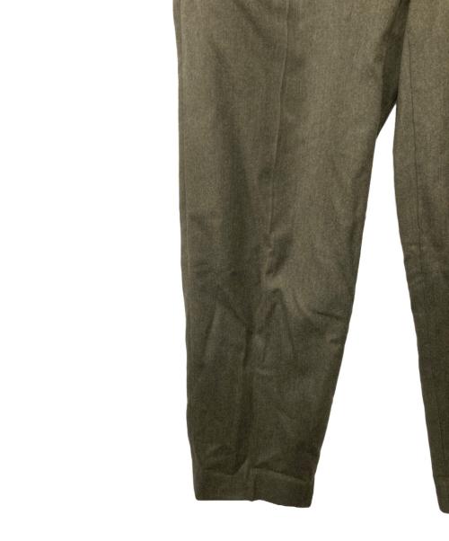 oliver VALENTINO（オリバー ヴァレンティノ）oliver VALENTINO (オリバー ヴァレンティノ) ウールスラックス オリーブ サイズ:54の古着・服飾アイテム