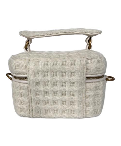 THE TOE（ザ・トゥー）the toe (ザ・トゥー) Hohe Vanity Bag アイボリーの古着・服飾アイテム