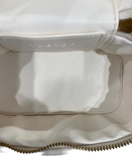 THE TOE（ザ・トゥー）the toe (ザ・トゥー) Hohe Vanity Bag アイボリーの古着・服飾アイテム