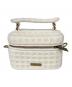 the toe (ザ・トゥー) Hohe Vanity Bag アイボリー：7000円