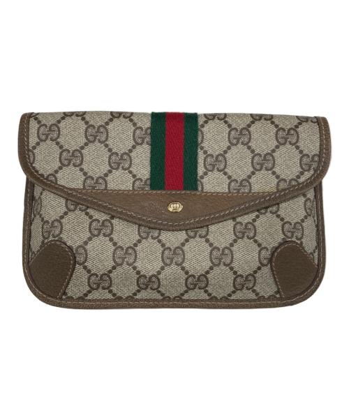 GUCCI（グッチ）GUCCI (グッチ) ポーチ ベージュの古着・服飾アイテム