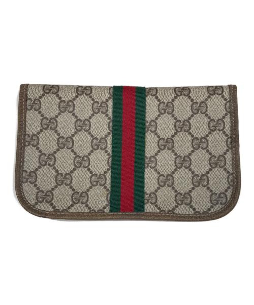 GUCCI（グッチ）GUCCI (グッチ) ポーチ ベージュの古着・服飾アイテム