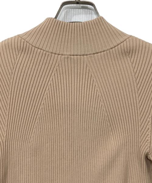 DIESEL（ディーゼル）DIESEL (ディーゼル) M-SAVANNAH ジップアップ ニット ベージュ サイズ:Sの古着・服飾アイテム