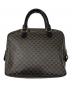 CELINE (セリーヌ) マカダムハンドバッグ ブラック×ブラウン：25000円