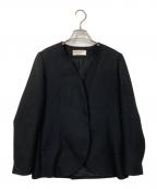 Plageプラージュ）の古着「Collarless ジャケット」｜ブラック