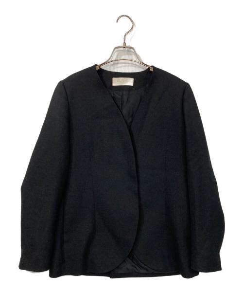 Plage（プラージュ）Plage (プラージュ) Collarless ジャケット ブラック サイズ:36の古着・服飾アイテム
