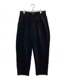 STEVEN ALAN（スティーブンアラン）の古着「VETEEN SUPERBAGGY TAPERED-JUST」｜ブラック