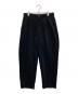 STEVEN ALAN（スティーブンアラン）の古着「VETEEN SUPERBAGGY TAPERED-JUST」｜ブラック
