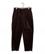 STEVEN ALANスティーブンアラン）の古着「VETEEN SUPERBAGGY TAPERED-JUST」｜ブラウン