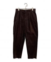 STEVEN ALAN（スティーブンアラン）の古着「VETEEN SUPERBAGGY TAPERED-JUST」｜ブラウン