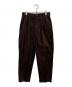 STEVEN ALAN（スティーブンアラン）の古着「VETEEN SUPERBAGGY TAPERED-JUST」｜ブラウン