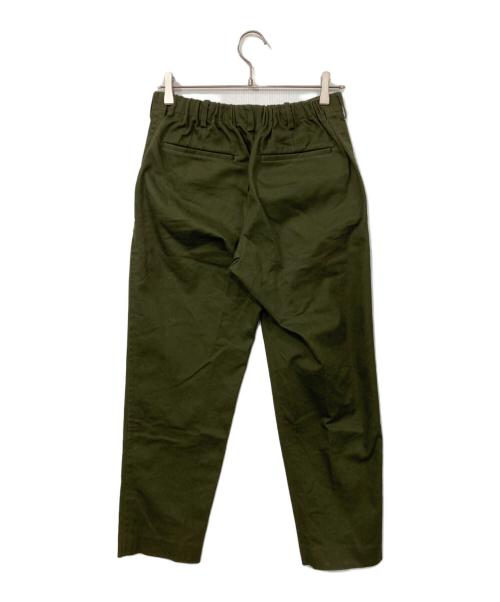 MORRIS&SONS（モリスアンドサンズ）MORRIS&SONS (モリスアンドサンズ) 1プリーツテーパードパンツ カーキ サイズ:1の古着・服飾アイテム