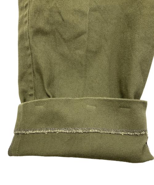 MORRIS&SONS（モリスアンドサンズ）MORRIS&SONS (モリスアンドサンズ) 1プリーツテーパードパンツ カーキ サイズ:1の古着・服飾アイテム