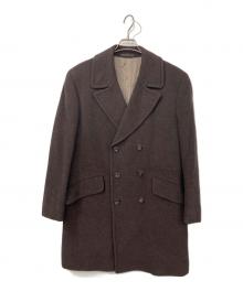 Burberry's（バーバリーズ）の古着「アンゴラ混ダブルチェスターコート」｜ブラウン