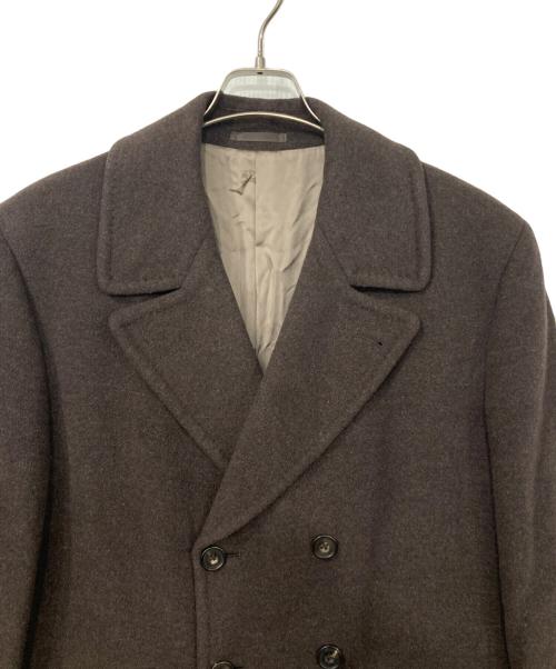 Burberry's（バーバリーズ）Burberry's (バーバリー) アンゴラ混ダブルチェスターコート ブラウン サイズ:LYの古着・服飾アイテム