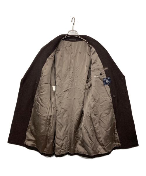 Burberry's（バーバリーズ）Burberry's (バーバリー) アンゴラ混ダブルチェスターコート ブラウン サイズ:LYの古着・服飾アイテム