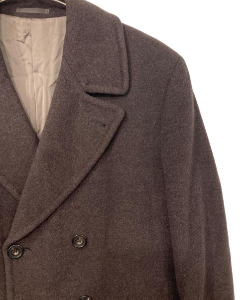 Burberry's（バーバリーズ）Burberry's (バーバリー) アンゴラ混ダブルチェスターコート ブラウン サイズ:LYの古着・服飾アイテム