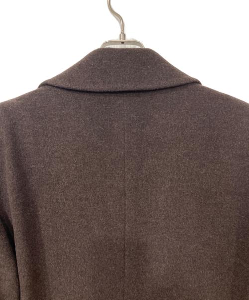 Burberry's（バーバリーズ）Burberry's (バーバリー) アンゴラ混ダブルチェスターコート ブラウン サイズ:LYの古着・服飾アイテム