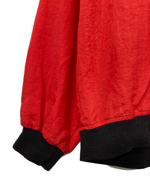 adidas（アディダス）adidas (アディダス) ナイロンプルオーバー レッド サイズ:XLの古着・服飾アイテム