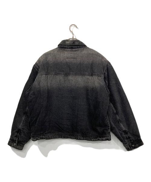 ZARA（ザラ）ZARA (ザラ) ファイヤーマンデニムジャケット ブラック サイズ:Lの古着・服飾アイテム