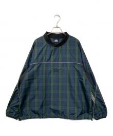 UMBRO×FREAK'S STORE（アンブロ×フリークスストア）の古着「New Nylon Pull Over」｜グリーン×ネイビー