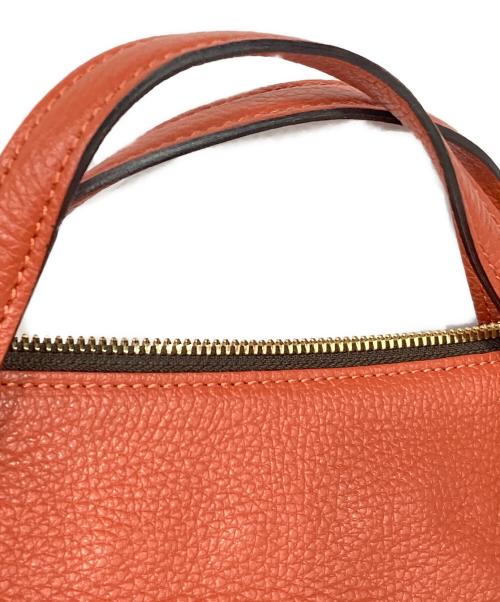 GIANNI CHIARINI（ジャンニ キアリーニ）GIANNI CHIARINI (ジャンニ キアリーニ) レザー2WAYバッグ オレンジの古着・服飾アイテム