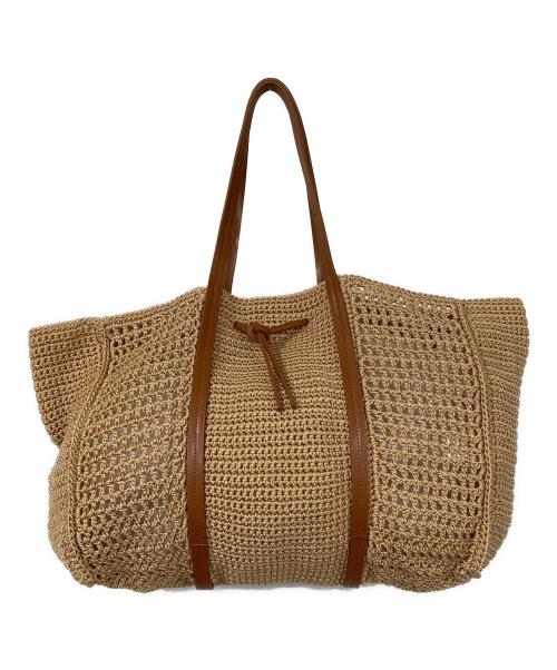 GIANNI CHIARINI（ジャンニ キアリーニ）GIANNI CHIARINI (ジャンニ キアリーニ) VICTORIAトートバッグ ブラウンの古着・服飾アイテム