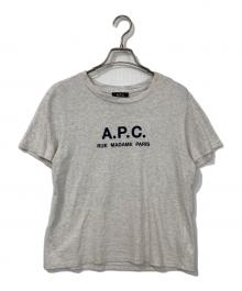 A.P.C.（アーペーセー）の古着「Tシャツ」｜ライトグレー