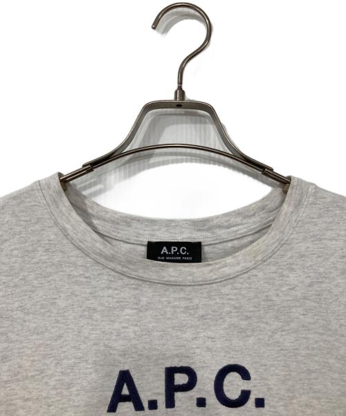 A.P.C.（アーペーセー）A.P.C. (アーペーセー) Tシャツ ライトグレー サイズ:Sの古着・服飾アイテム