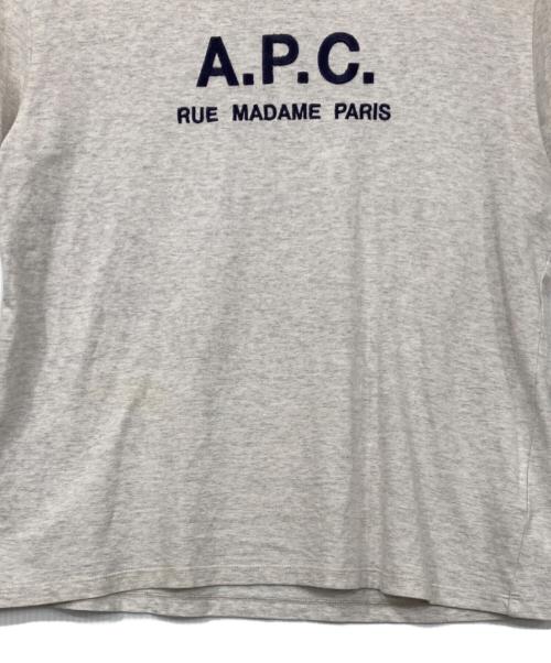 A.P.C.（アーペーセー）A.P.C. (アーペーセー) Tシャツ ライトグレー サイズ:Sの古着・服飾アイテム