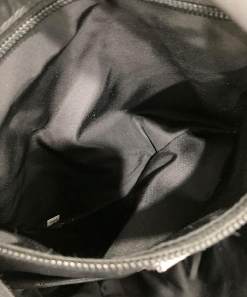 PRADA（プラダ）PRADA (プラダ) Re-Nylon×サフィアーノレザーバックパック ブラックの古着・服飾アイテム