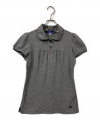 BURBERRY BLUE LABELバーバリー ブルー レーベル）の古着「パフスリーブ半袖カットソー」｜グレー