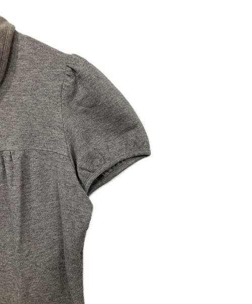 BURBERRY BLUE LABEL（バーバリー ブルー レーベル）BURBERRY BLUE LABEL (バーバリー ブルー レーベル) パフスリーブ半袖カットソー グレー サイズ:38の古着・服飾アイテム
