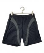 BLESSUブレスユー）の古着「Mesh Line Half Pants」｜ブラック