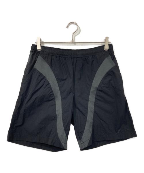 BLESSU（ブレスユー）blessu (ブレスユー) Mesh Line Half Pants ブラック サイズ:Lの古着・服飾アイテム