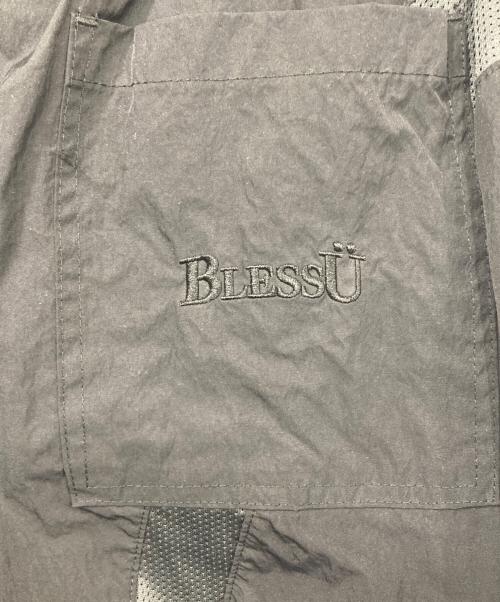 BLESSU（ブレスユー）blessu (ブレスユー) Mesh Line Half Pants ブラック サイズ:Lの古着・服飾アイテム
