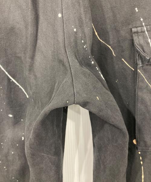 BADWAY（バッドウェイ）BADWAY (バッドウェイ) スプラッシュカーゴパンツ ブラック サイズ:Mの古着・服飾アイテム