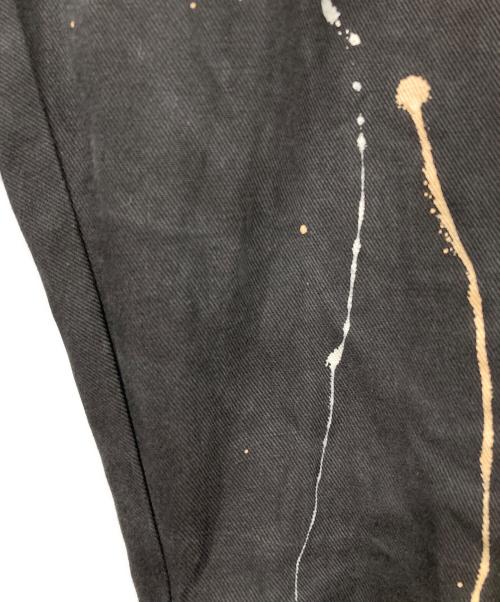 BADWAY（バッドウェイ）BADWAY (バッドウェイ) スプラッシュカーゴパンツ ブラック サイズ:Mの古着・服飾アイテム