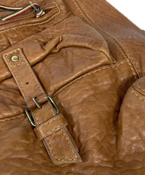 jerome dreyfuss（ジェロームドレイフェス）jerome dreyfuss (ジェロームドレイフェス) レザー2WAYバッグ ブラウンの古着・服飾アイテム