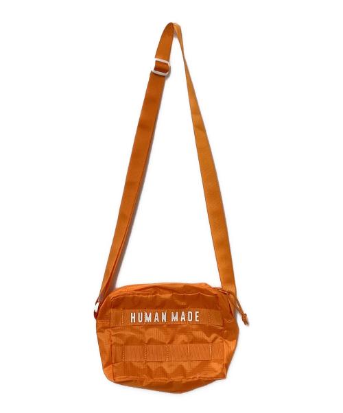 HUMAN MADE（ヒューマンメイド）HUMAN MADE (ヒューマンメイド) パッカブル ハンドバッグ オレンジの古着・服飾アイテム